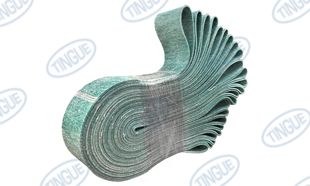 1054-PFG212-048-E - AMERICAN IRONER FEED BELTS, GREEN POLYFELT ENDLESS (2.5" X 48")