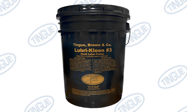 shop.tingue.com 01.08T LUBRI-KLEEN COMPOUND GOLD LABEL PASTE 5 GALLON PAIL