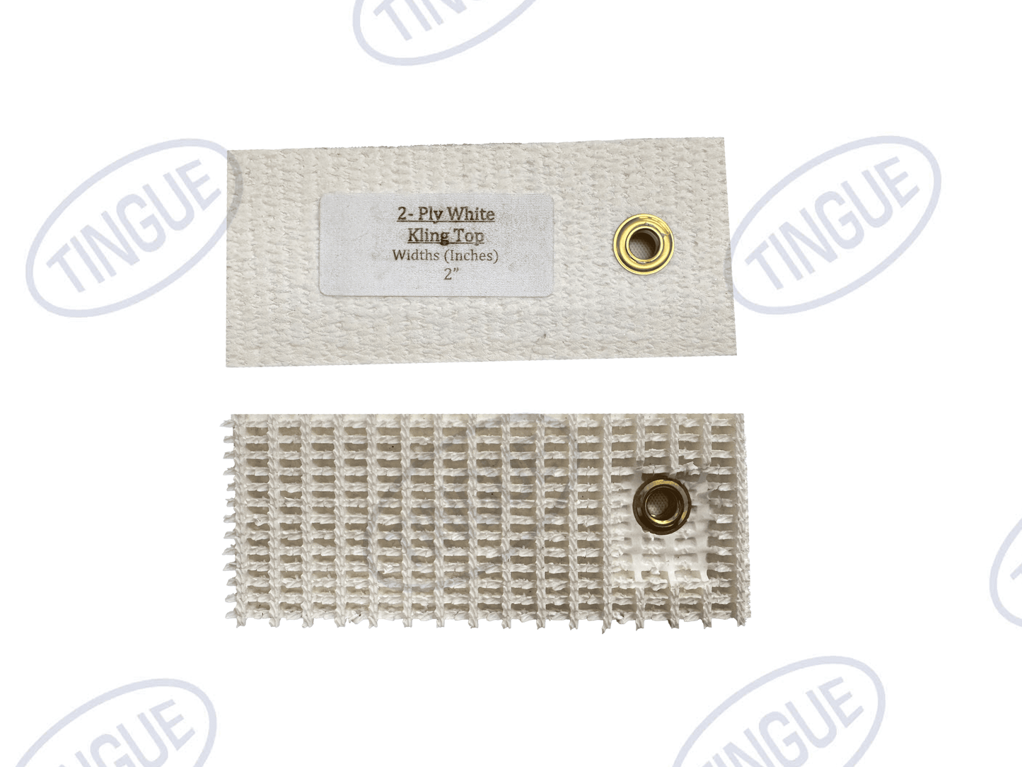 shop.tingue.com 02.51T 2-PLY WHITE KLING TOP BELTING 2" WIDE