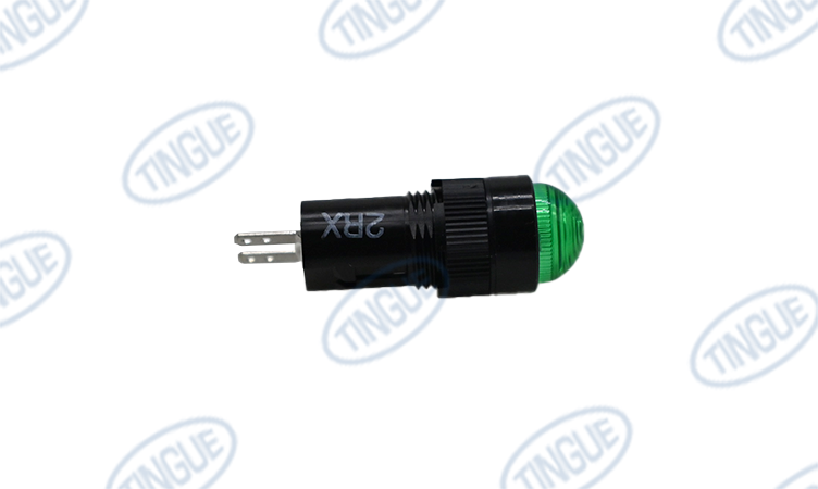 INDICATOR LIGHT GREEN 24VDC DOME