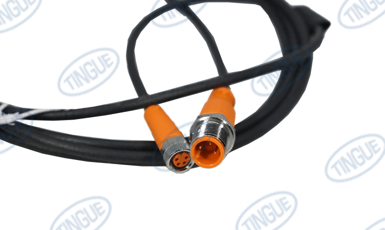 shop.tingue.com T-11 3 WIRE STRAIGHT FEMALE M8 TO M12, 2M