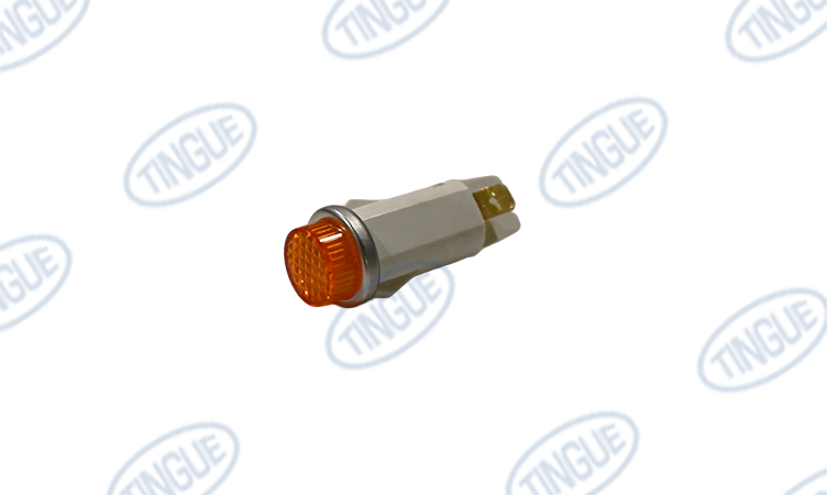 ML-09J060A37 - LAMP, INDICATOR, AMBER, 1/2"