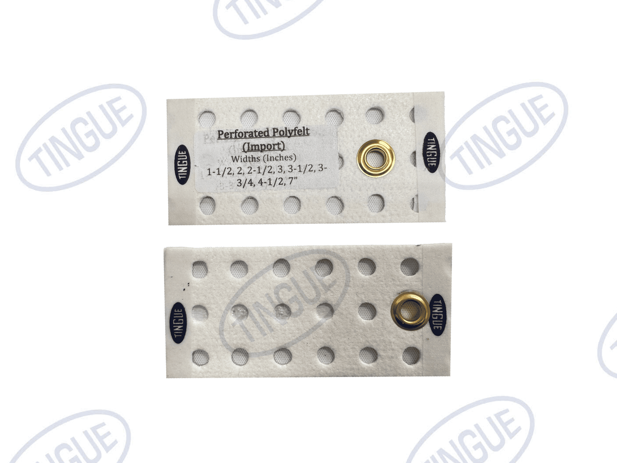 shop.tingue.com 02.51T PERFORATED POLYFELT BELTING 2" (48MM) WIDE - IMPORT