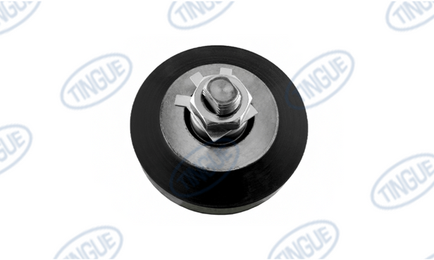 shop.tingue.com T-12 GUIDE ROLLER WHEEL ASSEMBLY, 4"