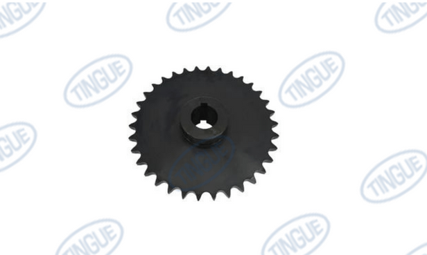 shop.tingue.com T-1 SPROCKET, 34 TOOTH, PADDED ROLL (ADD KEYSTOCK P/N KEY-.5X.5X2.5 IF NEEDED)