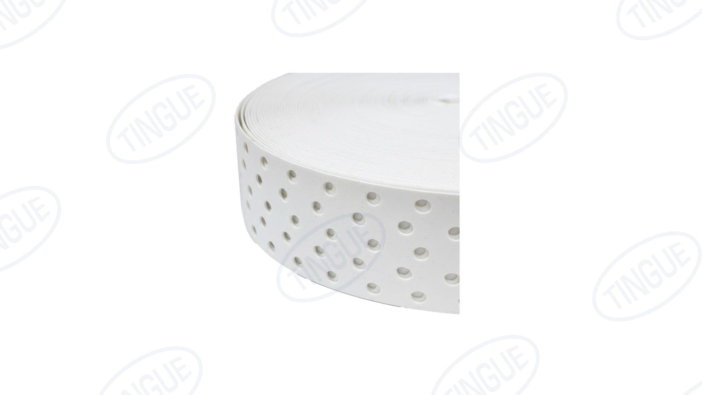 shop.tingue.com 02.51T PERFORATED POLYFELT BELTING 3-3/4" (95MM) WIDE - IMPORT - 165FT ROLL