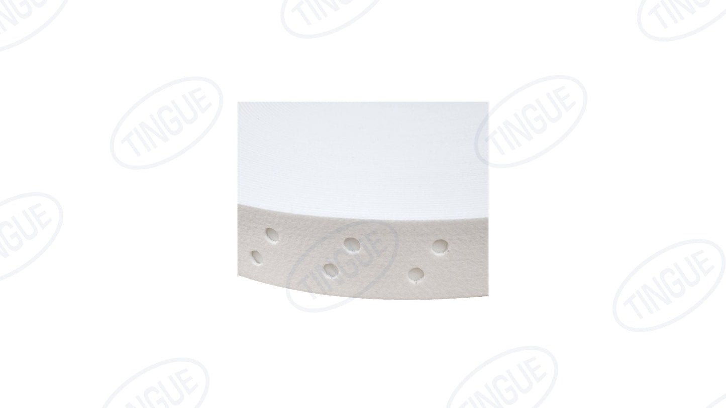 shop.tingue.com 02.51T PERFORATED POLYFELT BELTING 1-1/2" (40MM) WIDE - IMPORT - 165FT ROLL