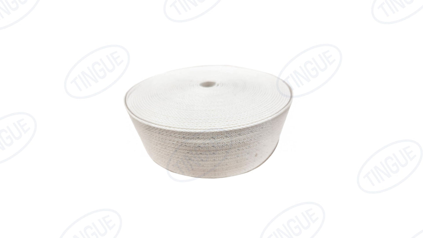 shop.tingue.com 02.51T COTTON TWILL BELTING 70MM (2-3/4") WIDE - 165FT ROLL