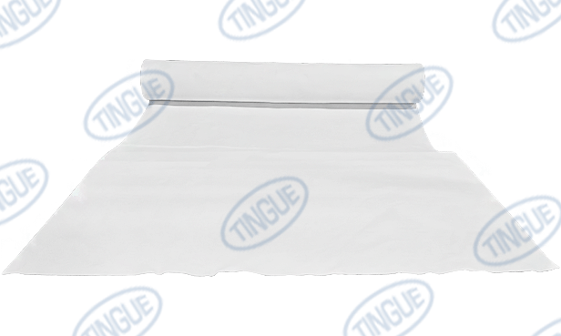 shop.tingue.com 01.04T 12 OZ. STANDARD TINGUEFELT WHITE NOMEX CUT PAD x CUSTOM LENGTH