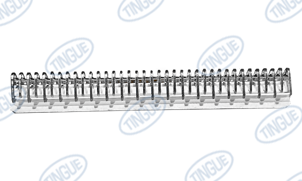 shop.tingue.com 02.02T UCM36 UNIBAR HOOK, STAINLESS STEEL FOR 4" WIDE BELTS (100 CARDS/BOX) PINS NOT INCLUDED *MUST ORDER MIN 3 BOXES*