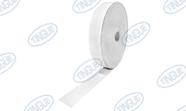 shop.tingue.com 02.01T 2-PLY WHITE SMOOTH BELT - C/L 2" WIDE CUT BELT x CUSTOM LENGTH
