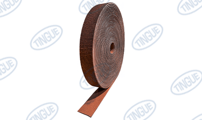shop.tingue.com 02.01T 3-PLY BROWN KLING TOP BELT C/L 5" WIDE CUT BELT x CUSTOM LENGTH