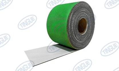 shop.tingue.com 02.01T GREEN GRID BELT C/L - 6" WIDE CUT BELT  x CUSTOM LENGTH