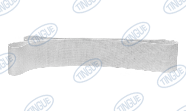 shop.tingue.com T-11 WHITE TINGUETHANE RIBBON 2-1/2" X 60" - WOVEN ENDLESS