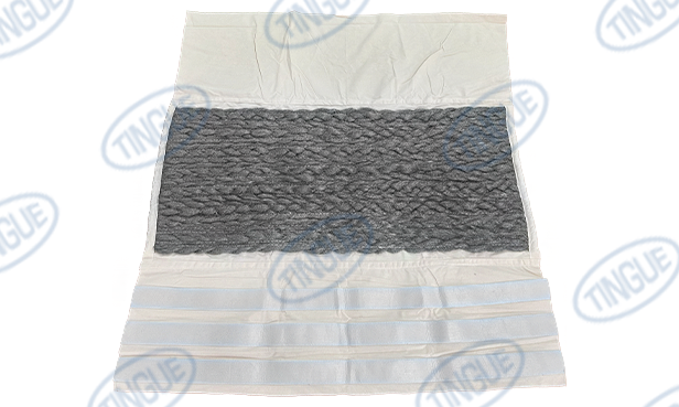 TINGUE KLEENING CLOTH 120" WIDE x 65" LONG - BRAIDED STAINLESS