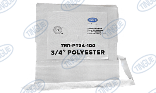 shop.tingue.com 01.07T 3/4" POLYESTER GUIDE TAPE 100 YARD ROLL