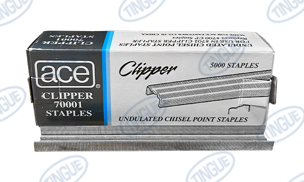 STAPLES - ACE CLIPPER (70001) STAPLES - 5000 STAPLES/BOX