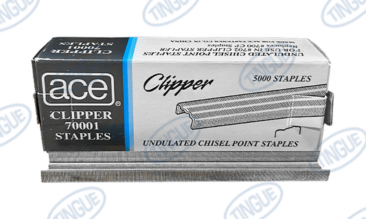 shop.tingue.com 01.07T-N STAPLES - ACE CLIPPER (70001) STAPLES - 5000 STAPLES/BOX