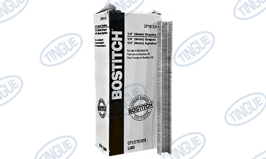shop.tingue.com 01.07T-N STAPLES - 1/4" STANLEY BOSTITCH STAPLES - P3 5000 STAPLES PER BOX