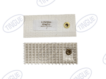 shop.tingue.com 02.51T 2-PLY WHITE KLING TOP BELTING 2" WIDE