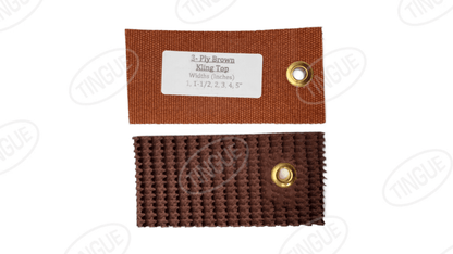 1054-3BRKT500-CUT - 3-PLY BROWN KLING TOP BELT C/L 5" WIDE CUT BELT X CUSTOM LENGTH