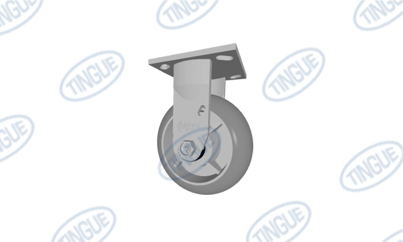 shop.tingue.com 09.09T 6" X 2" COLSON "ENCORE" PERFORMA CASTER - RIGID W/ROUND TREAD WHEEL