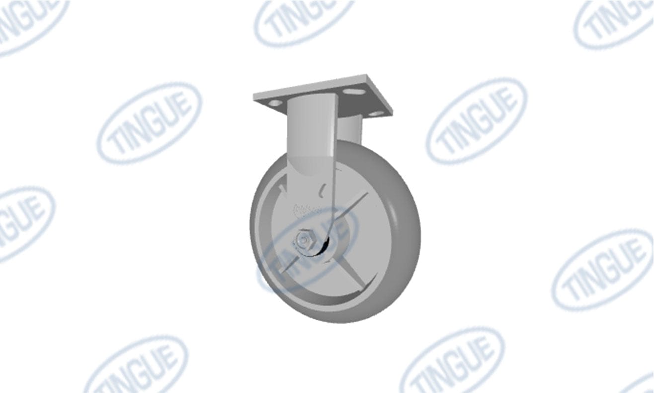 shop.tingue.com 09.09T 8" X 2" COLSON "ENCORE" PERFORMA CASTER ROUND TREAD - RIGID