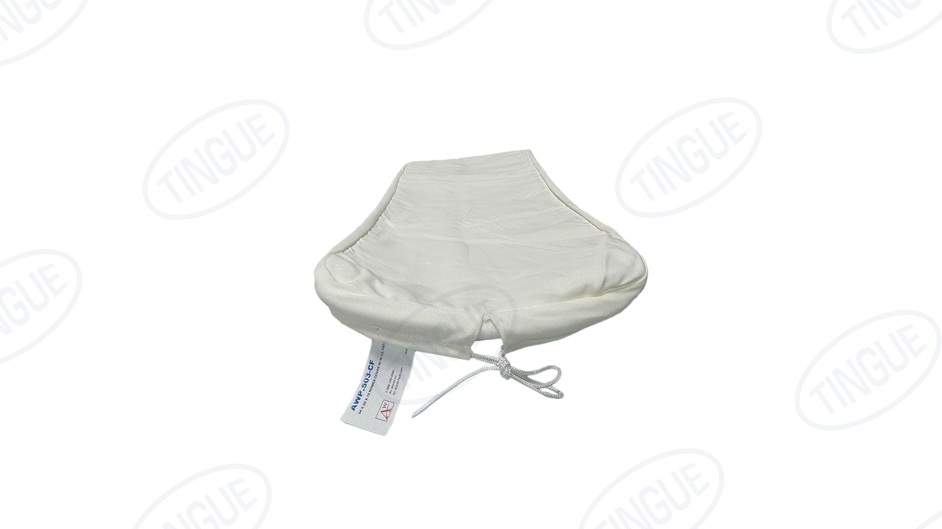shop.tingue.com 09.03T 54 X 20 X 12 NOMEX COVER W/ 50 OZ. PAD SEWN-IN