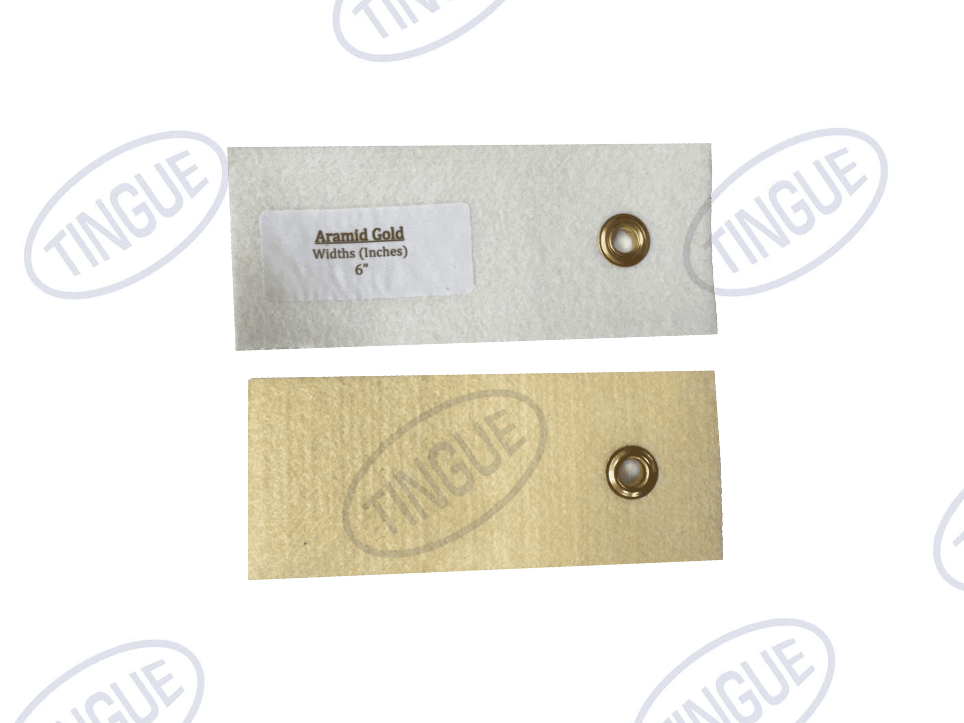 shop.tingue.com 02.01T ARAMID GOLD BELT C/L - 6" WIDE X 173" LONG