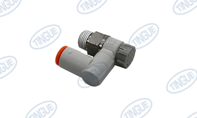 shop.tingue.com T-11 FLOW CONTROL VALVE, 1/8" INCH METER OUT