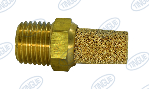 MUFFLER 1/4 INCH BRASS