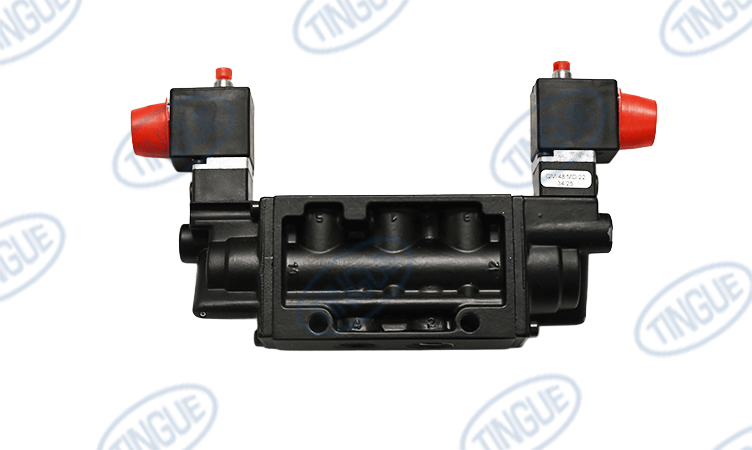 shop.tingue.com T-11 VALVE, SOLENOID, 1/4 4-WAY 3 POSITION 24V
