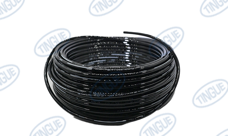 1/4" PO.D. PLASTIC HOSE, BLACK, SOLD BY FOOT