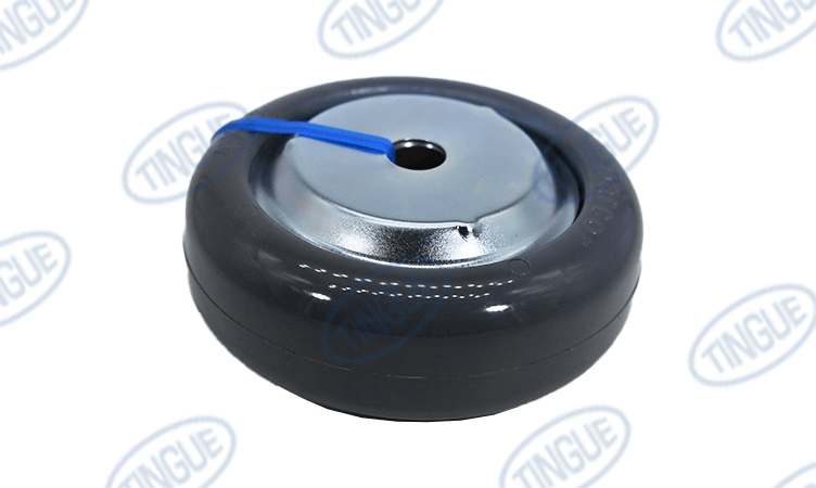 shop.tingue.com T-11 4” x 1-3/8” Solid Elastomer Wheel