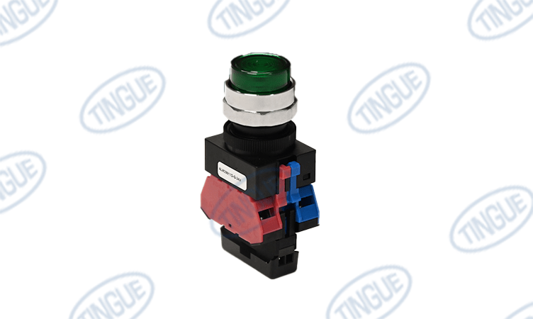 shop.tingue.com T-11 PUSH BUTTON, GREEN, 24V