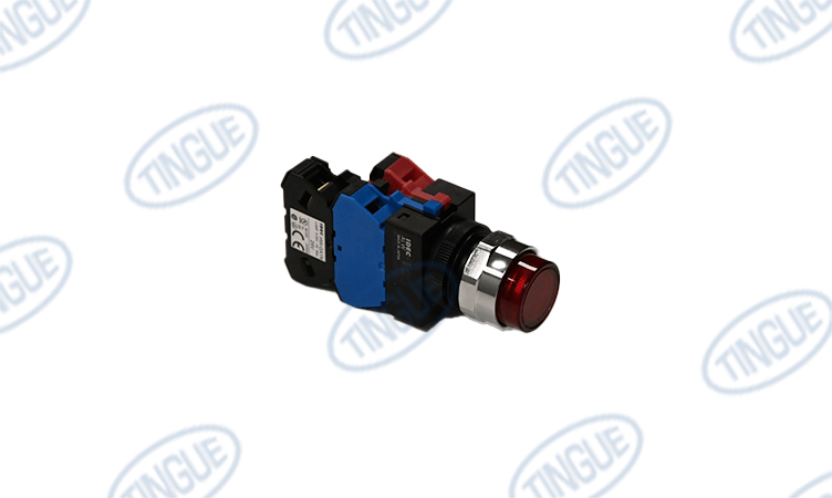 shop.tingue.com T-11 PUSH BUTTON, RED, 24V