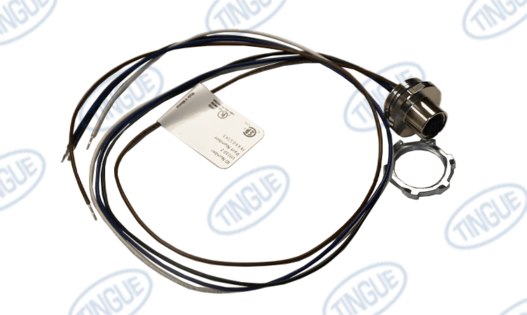 shop.tingue.com T-11 RECEPTACLE M12 4-P F 0.5M LEAD 7/8 KO