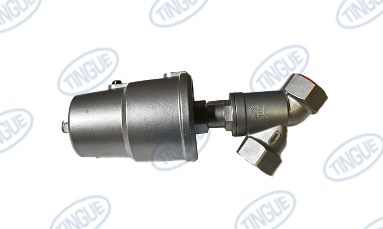 PNEUMATIC ANGLE SEAT VALVE