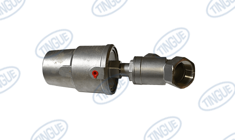 shop.tingue.com T-11 1-1/2 PNEUMATIC ANGLE SEAT VALVE