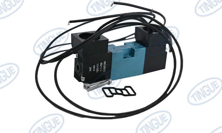 shop.tingue.com T-11 VALVE DUAL COIL 4 WAY 120V DOOR