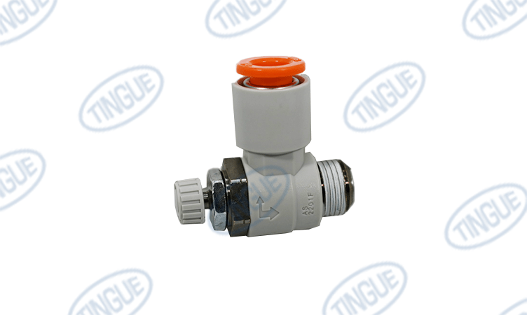 Tingue Parts Store T-11 VALVE, FLOW CONTROL 1/8 NPTX 1/4 T