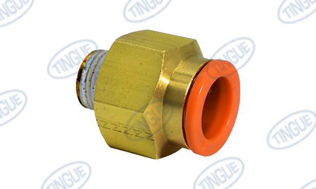 Tingue Parts Store T-11 CONNECTOR, STRAIGHT, 3/8"
