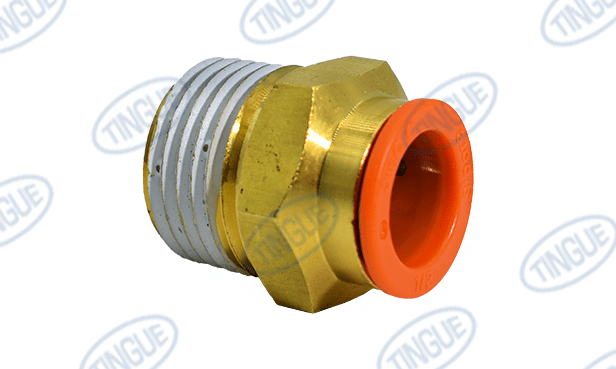 Tingue Parts Store T-11 CONNECTOR, STRAIGHT, 1/2"