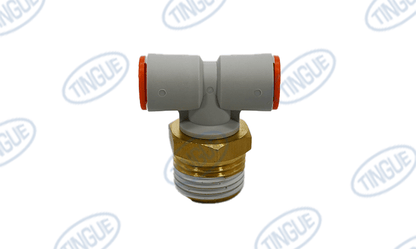 shop.tingue.com T-11 TEE 3/8" NPT 1/2" OD 1/2" OD