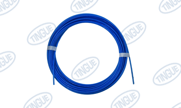 TUBING, NYLON, BLUE