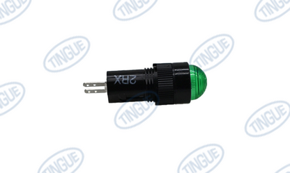 INDICATOR LIGHT GREEN 24VDC DOME