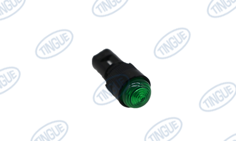 INDICATOR LIGHT GREEN 24VDC DOME