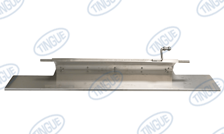 shop.tingue.com T-11 CD-1808-041  -  RIGHT HAND DROP BLADE, STAINLESS STEEL