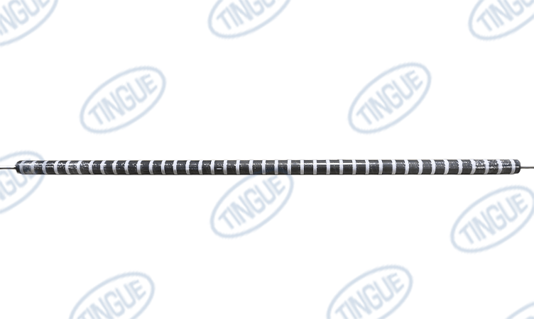 shop.tingue.com T-12 CD-3209-001  -  DRIVE ROLL W/ RINGS 3-1/2" X 122-1/2