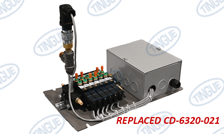 shop.tingue.com T-12 CD-9000-618  -  LIFTING CYLINDER AND CATCH PNEUMATIC ASSEMBLY REPLACED CD-6320-021